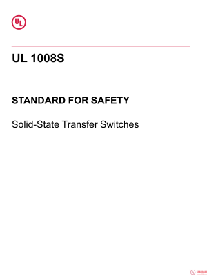 UL 1008S PDF UL 1008S PDF